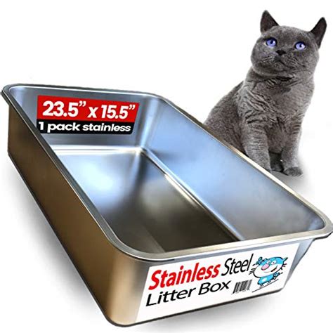 benefits of metal litter box|stainless steel litter box vs plastic.